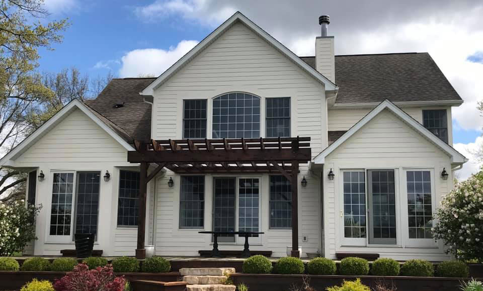 White Painted Home | Exterior Painting Services Kalamazoo, MI | Van Tuinen Painting