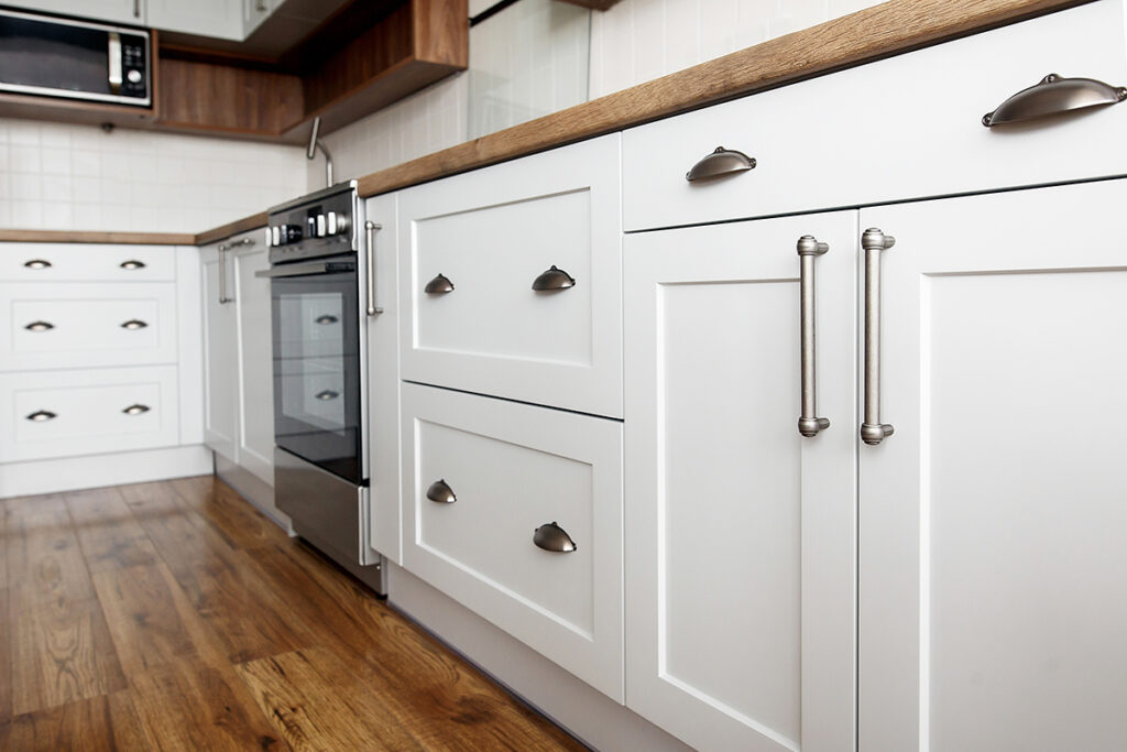 A kitchen that has received Kalamazoo painting services from Van Tuinen Painting.